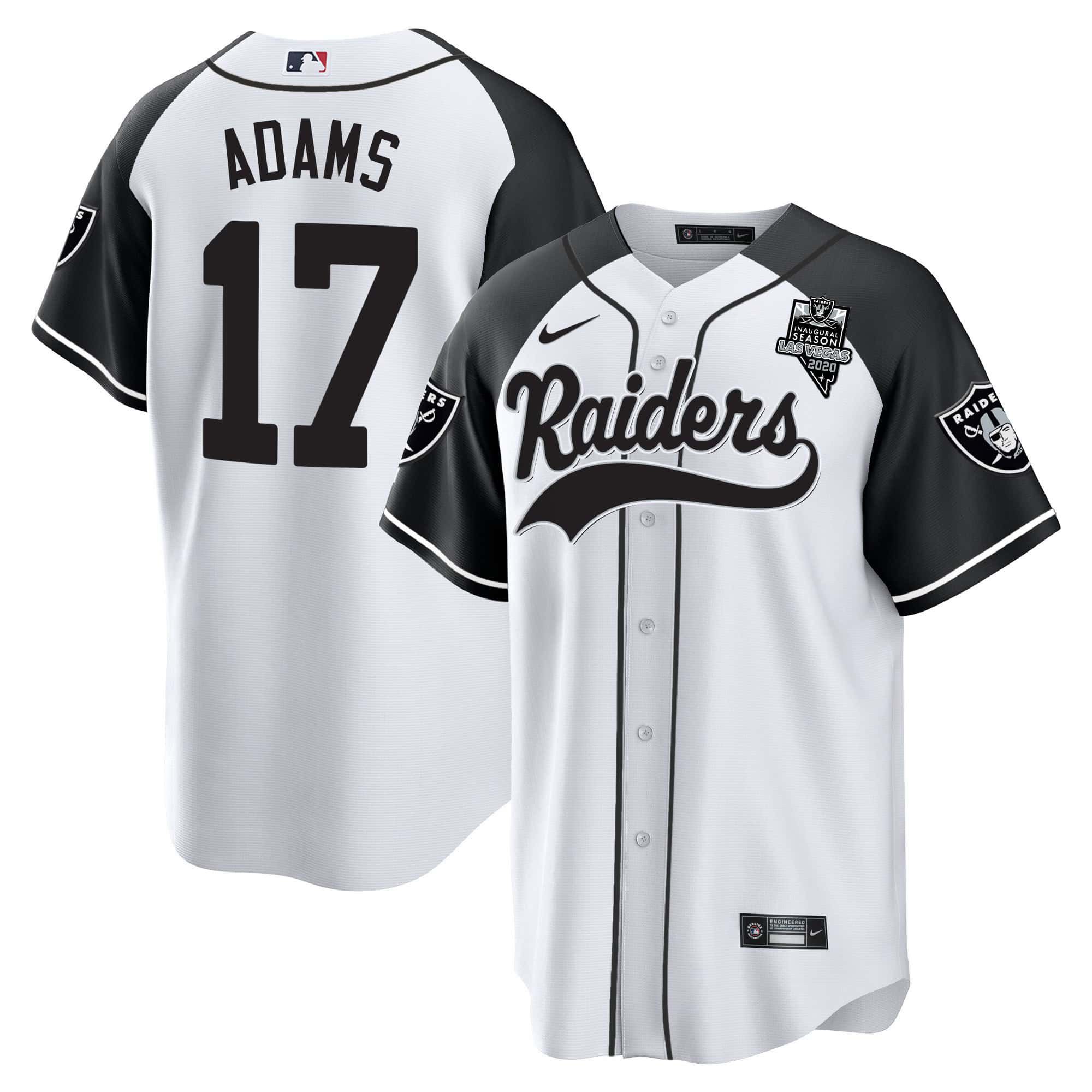 Men Oakland Raiders #17 Adams White 2024 Nike Vapor Baseball NFL Jersey style 1->indianapolis colts->NFL Jersey